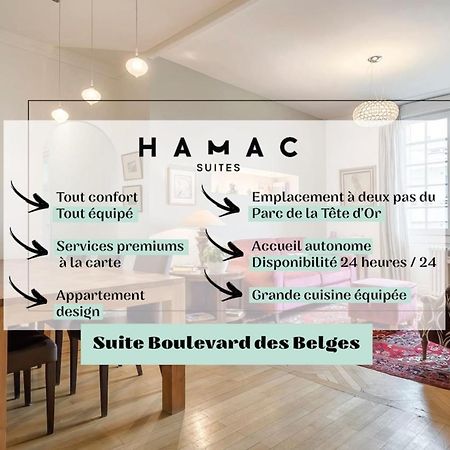 Suite des Belges Parc Tête D'Or - 4 à 6 voyageurs Lione Esterno foto